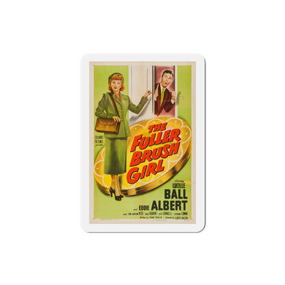 The Fuller Brush Girl 1950 Movie Poster Die-Cut Magnet-3 Inch-The Sticker Space