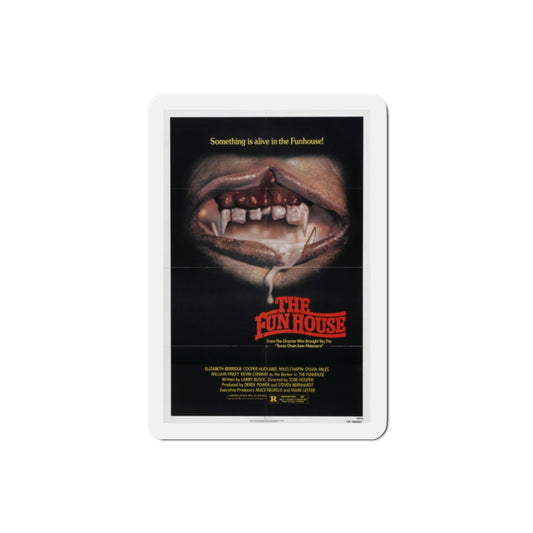 The Funhouse 1981 Movie Poster Die-Cut Magnet-2" x 2"-The Sticker Space