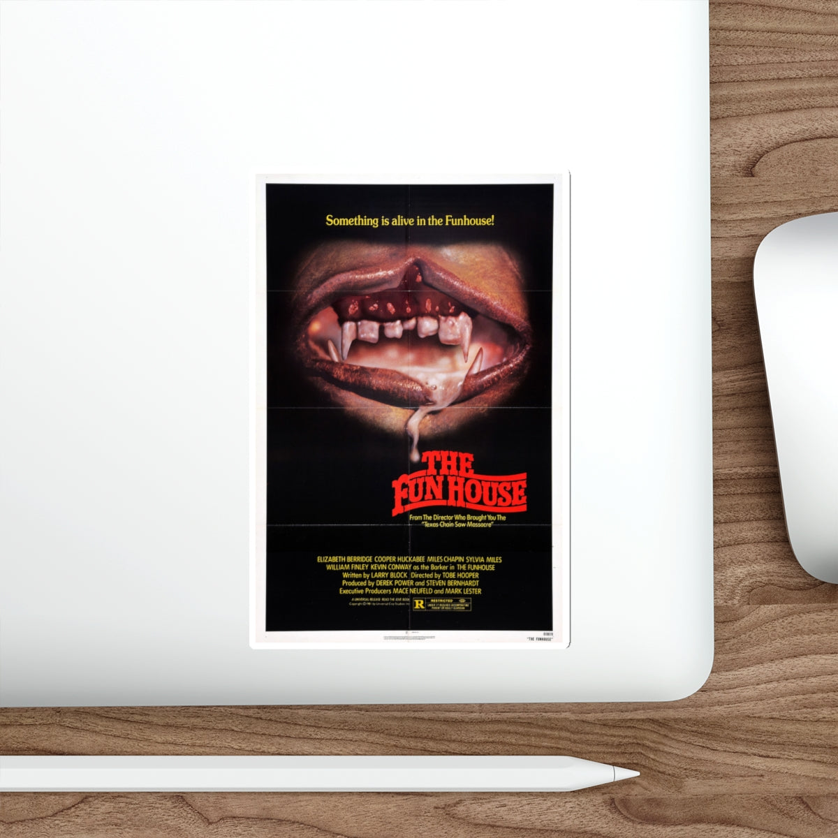 THE FUNHOUSE (2) 1981 Movie Poster STICKER Vinyl Die-Cut Decal-The Sticker Space
