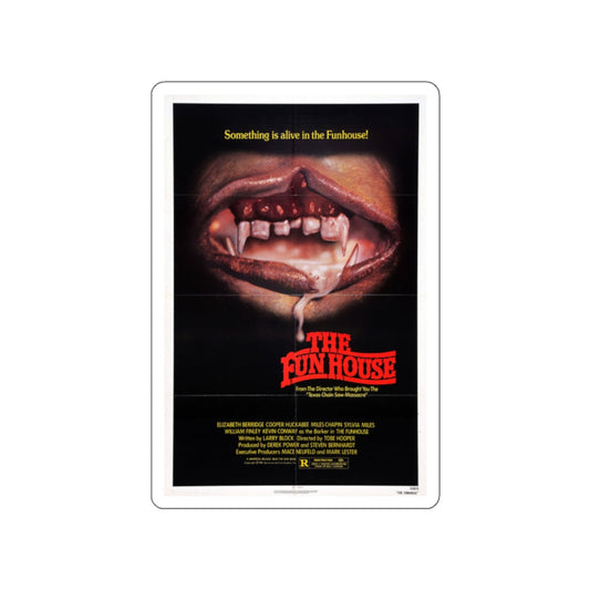 THE FUNHOUSE (2) 1981 Movie Poster STICKER Vinyl Die-Cut Decal-White-The Sticker Space