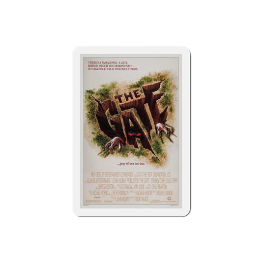 The Gate 1987 Movie Poster Die-Cut Magnet-2" x 2"-The Sticker Space