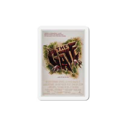The Gate 1987 Movie Poster Die-Cut Magnet-6 × 6"-The Sticker Space