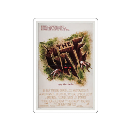 THE GATE 1987 Movie Poster STICKER Vinyl Die-Cut Decal-White-The Sticker Space
