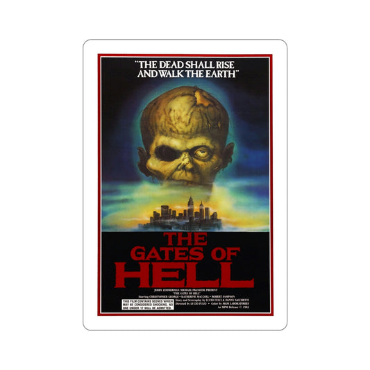 The Gates of Hell aka City of the Living Dead 1983 Movie Poster STICKER Vinyl Die-Cut Decal-6 Inch-The Sticker Space