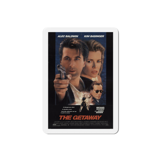 The Getaway 1994 Movie Poster Die-Cut Magnet-2" x 2"-The Sticker Space