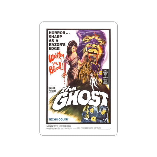 THE GHOST 1963 Movie Poster STICKER Vinyl Die-Cut Decal-White-The Sticker Space