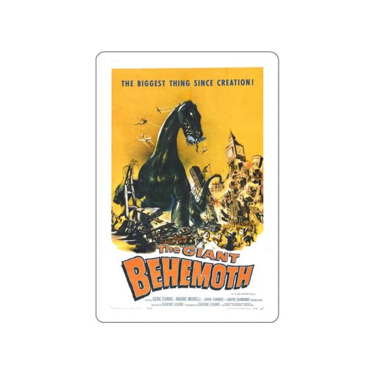 THE GIANT BEHEMOTH 1959 Movie Poster STICKER Vinyl Die-Cut Decal-White-The Sticker Space
