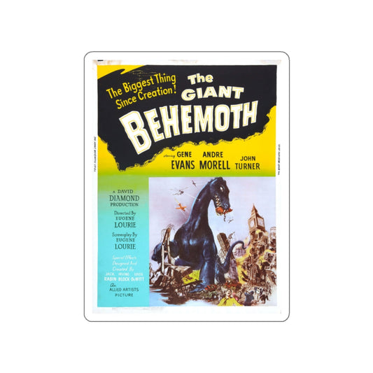 THE GIANT BEHEMOTH (2) 1959 Movie Poster STICKER Vinyl Die-Cut Decal-White-The Sticker Space