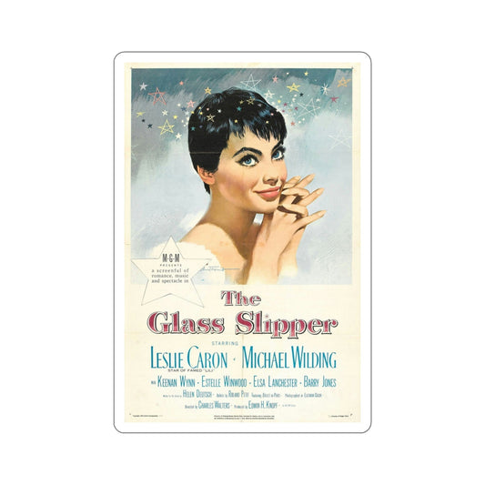 The Glass Slipper 1955 Movie Poster STICKER Vinyl Die-Cut Decal-6 Inch-The Sticker Space