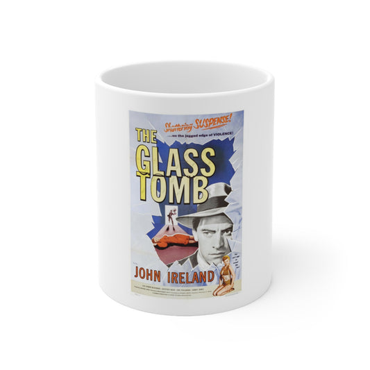The Glass Tomb aka The Glass Cage 1955 Movie Poster - White Coffee Cup 11oz-11oz-The Sticker Space