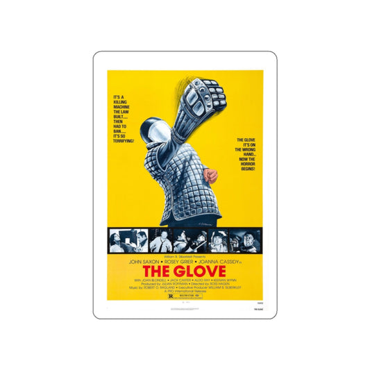 THE GLOVE 1979 Movie Poster STICKER Vinyl Die-Cut Decal-White-The Sticker Space