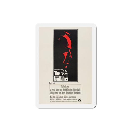 The Godfather 1972 Movie Poster Die-Cut Magnet-2" x 2"-The Sticker Space