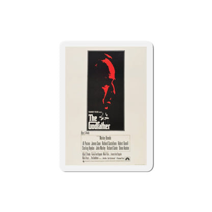 The Godfather 1972 Movie Poster Die-Cut Magnet-3" x 3"-The Sticker Space
