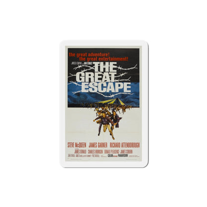 The Great Escape 1963 Movie Poster Die-Cut Magnet-3 Inch-The Sticker Space