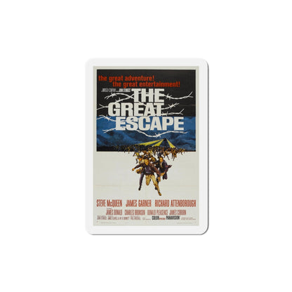 The Great Escape 1963 Movie Poster Die-Cut Magnet-4 Inch-The Sticker Space