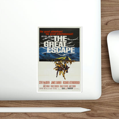 The Great Escape 1963 Movie Poster STICKER Vinyl Die-Cut Decal-The Sticker Space