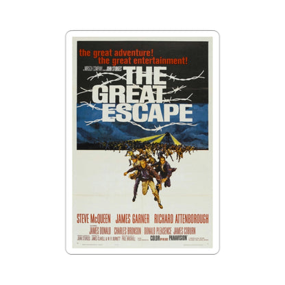 The Great Escape 1963 Movie Poster STICKER Vinyl Die-Cut Decal-2 Inch-The Sticker Space