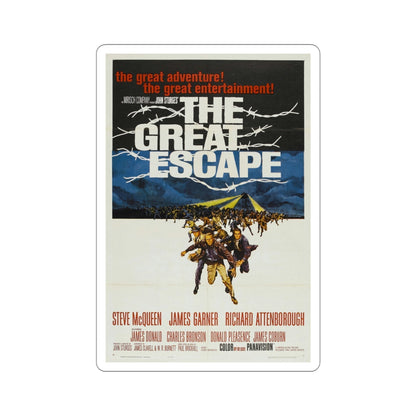 The Great Escape 1963 Movie Poster STICKER Vinyl Die-Cut Decal-4 Inch-The Sticker Space