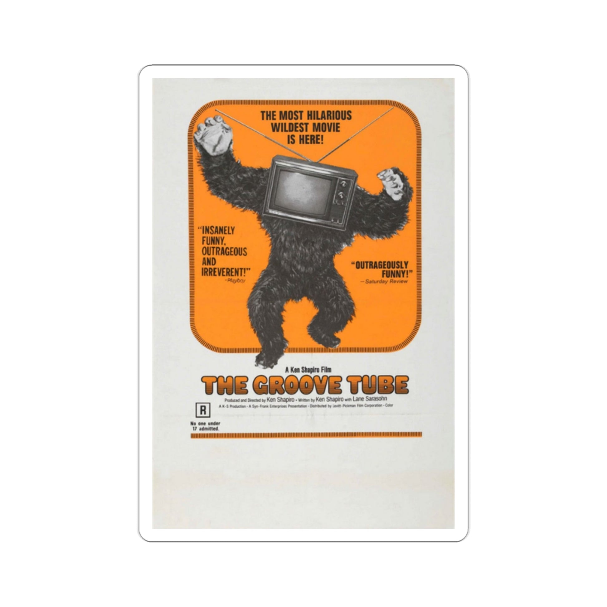 The Groove Tube 1974 Movie Poster STICKER Vinyl Die-Cut Decal – The Sticker  Space