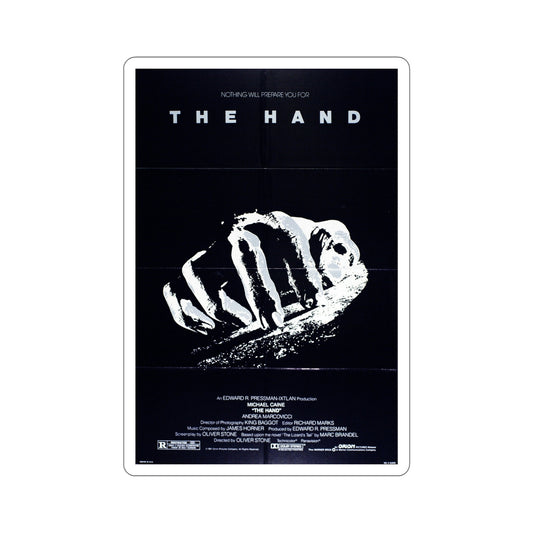 The Hand 1981 Movie Poster STICKER Vinyl Die-Cut Decal-6 Inch-The Sticker Space