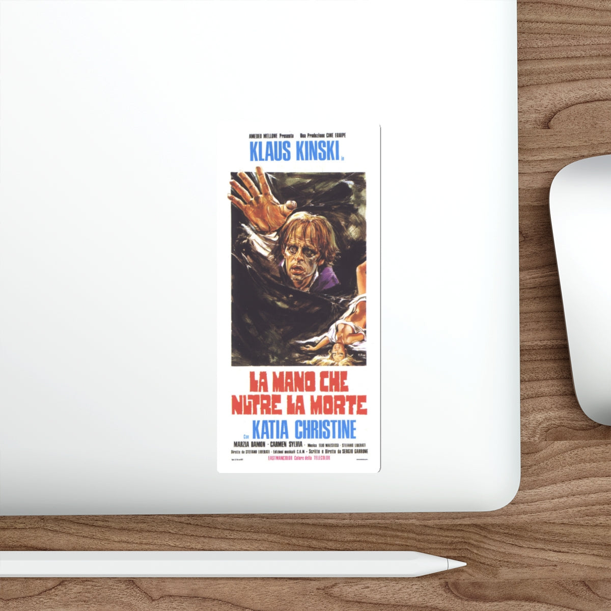 THE HAND THAT FEEDS THE DEAD 1974 Movie Poster STICKER Vinyl Die-Cut Decal-The Sticker Space