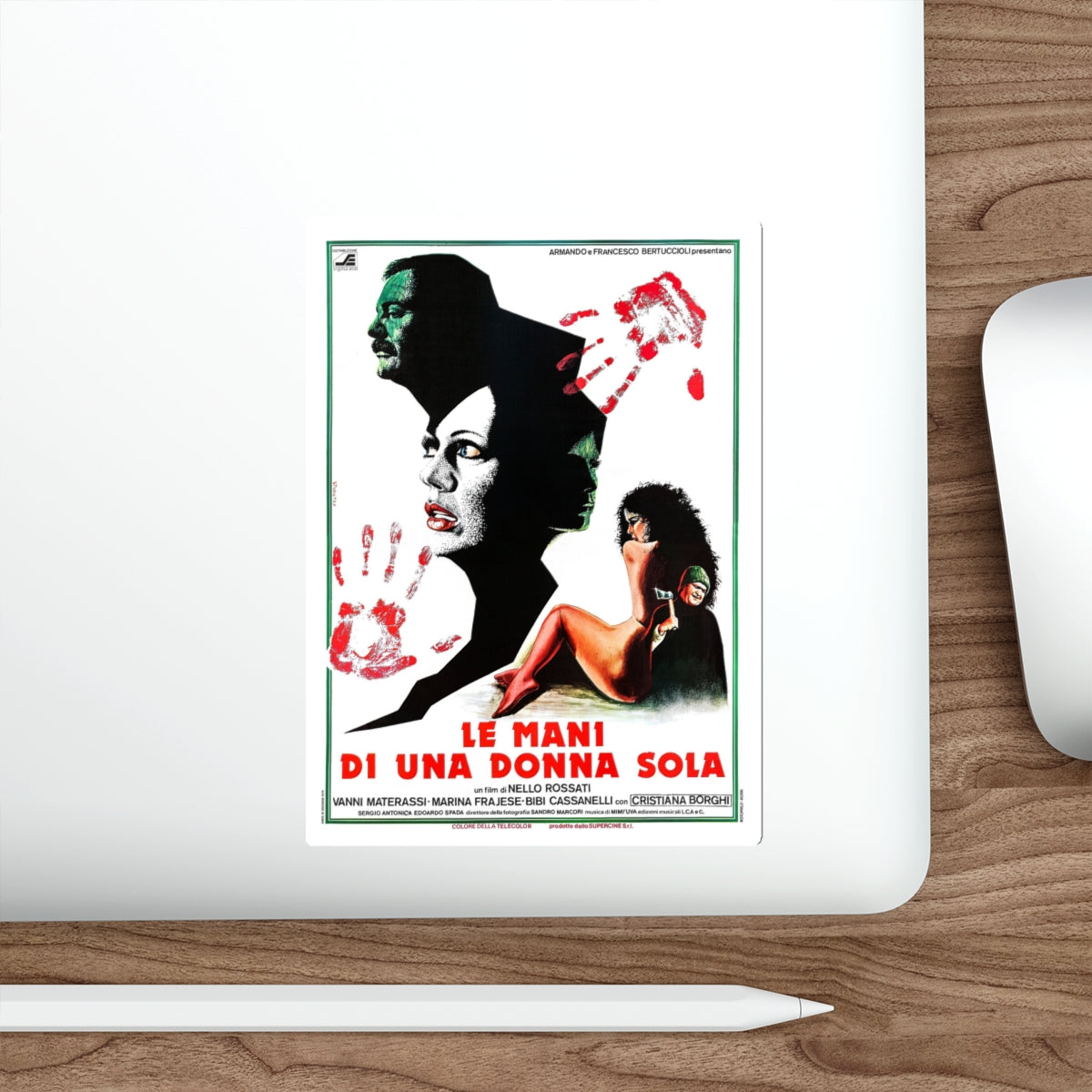 THE HANDS OF A SINGLE WOMAN 1979 Movie Poster STICKER Vinyl Die-Cut Decal-The Sticker Space