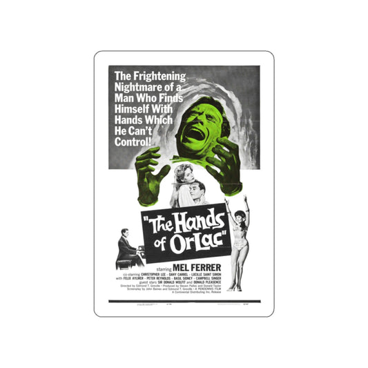 THE HANDS OF ORLAC 1924 Movie Poster STICKER Vinyl Die-Cut Decal-White-The Sticker Space