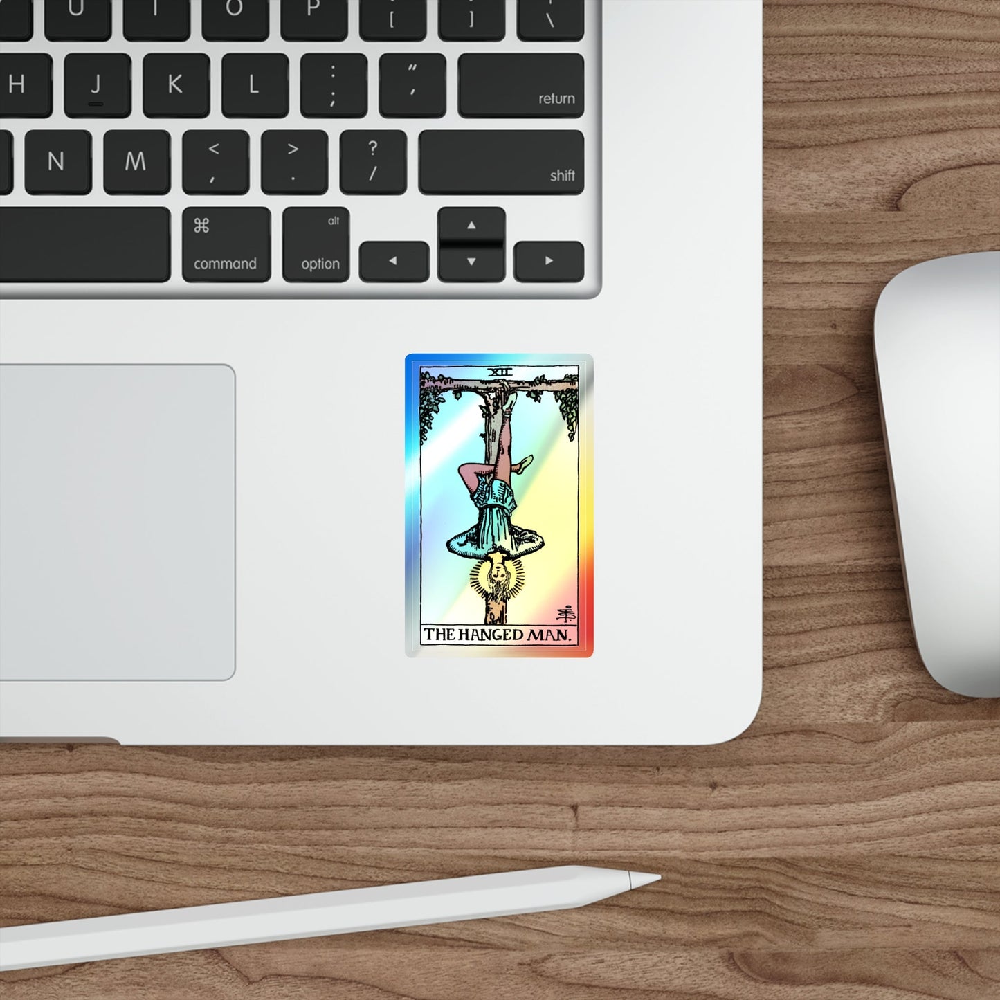 The Hanged Man (Tarot Card) Holographic STICKER Die-Cut Vinyl Decal-The Sticker Space