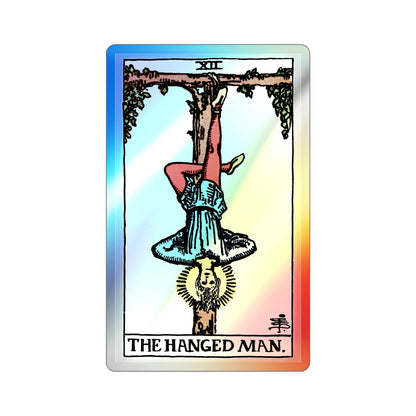 The Hanged Man (Tarot Card) Holographic STICKER Die-Cut Vinyl Decal-4 Inch-The Sticker Space