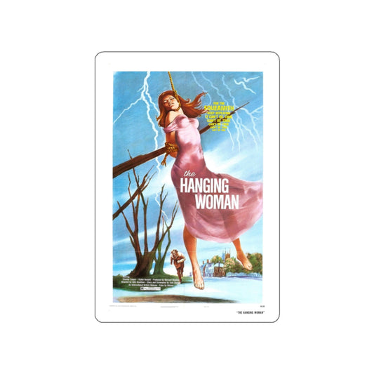 THE HANGING WOMAN 1973 Movie Poster STICKER Vinyl Die-Cut Decal-White-The Sticker Space