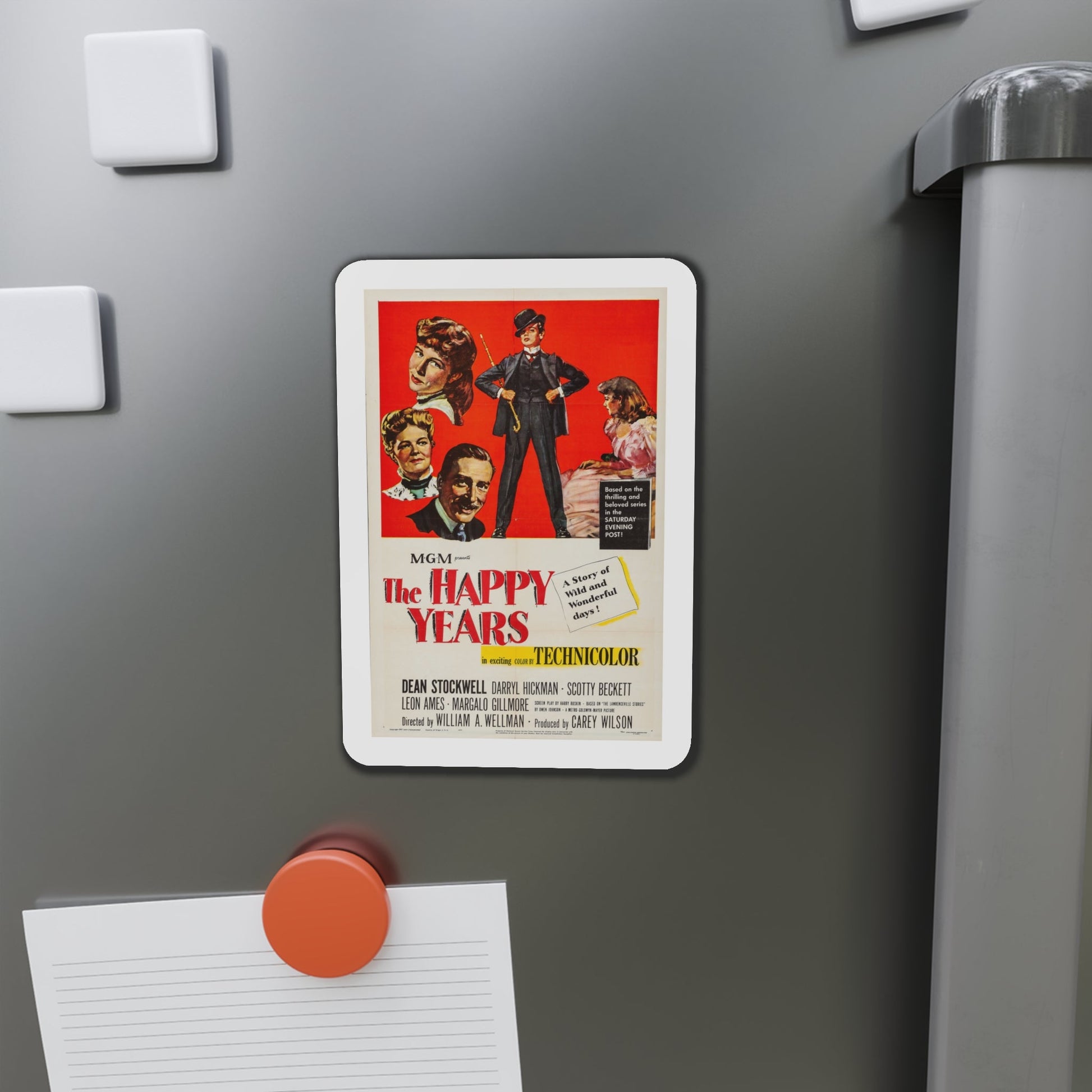 The Happy Years 1950 Movie Poster Die-Cut Magnet-The Sticker Space