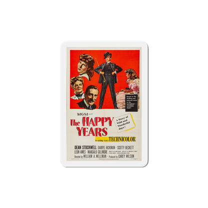 The Happy Years 1950 Movie Poster Die-Cut Magnet-5 Inch-The Sticker Space