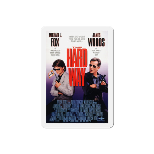 The Hard Way 1991 Movie Poster Die-Cut Magnet-2" x 2"-The Sticker Space