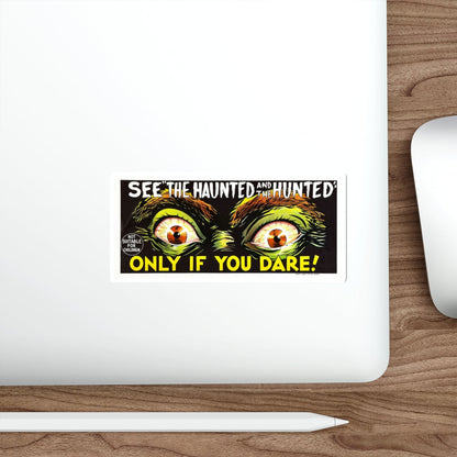 THE HAUNTED AND THE HUNTED (DEMENTIA 13) 1963 Movie Poster STICKER Vinyl Die-Cut Decal-The Sticker Space