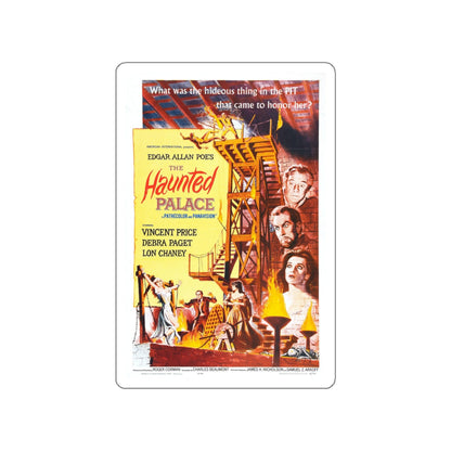 THE HAUNTED PALACE 1963 Movie Poster STICKER Vinyl Die-Cut Decal-White-The Sticker Space