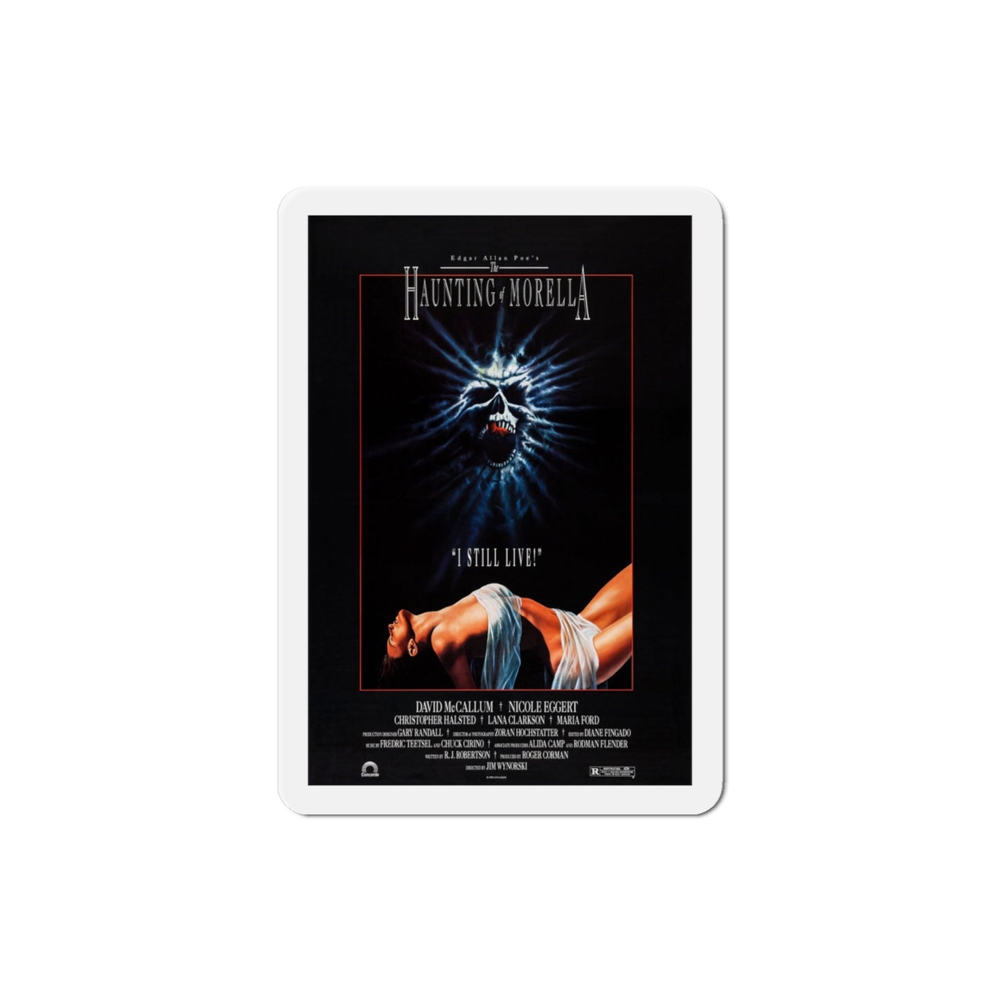 The Haunting of Morella 1990 Movie Poster Die-Cut Magnet-3" x 3"-The Sticker Space