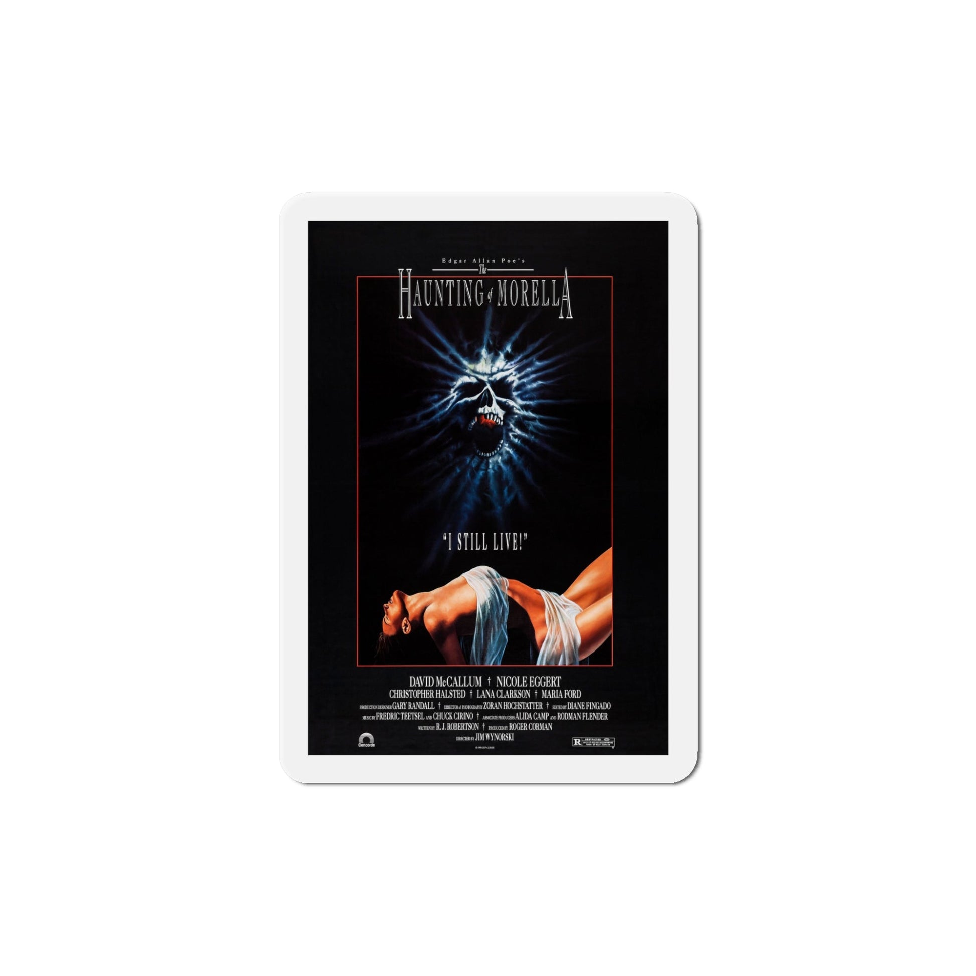 The Haunting of Morella 1990 Movie Poster Die-Cut Magnet-5" x 5"-The Sticker Space