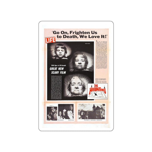 THE HAUNTING (TEASER) 1963 Movie Poster STICKER Vinyl Die-Cut Decal-White-The Sticker Space
