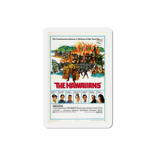 The Hawaiians 1970 Movie Poster Die-Cut Magnet-2" x 2"-The Sticker Space