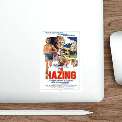 THE HAZING (CURIOUS CASE OF THE CAMPUS CORPSE) 1977 Movie Poster STICKER Vinyl Die-Cut Decal-The Sticker Space