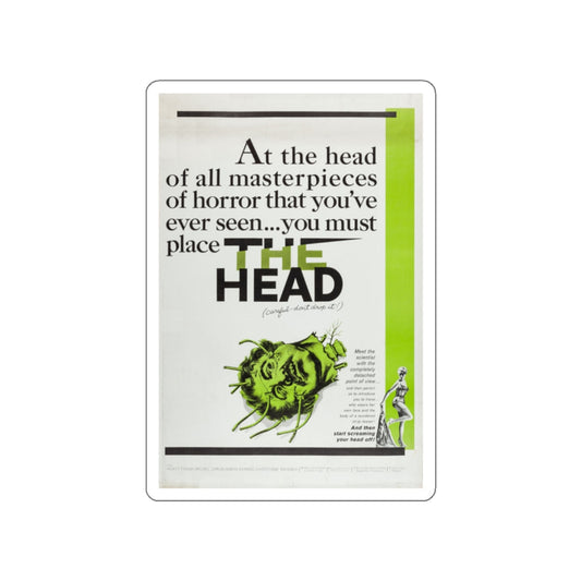 THE HEAD 1959 Movie Poster STICKER Vinyl Die-Cut Decal-White-The Sticker Space
