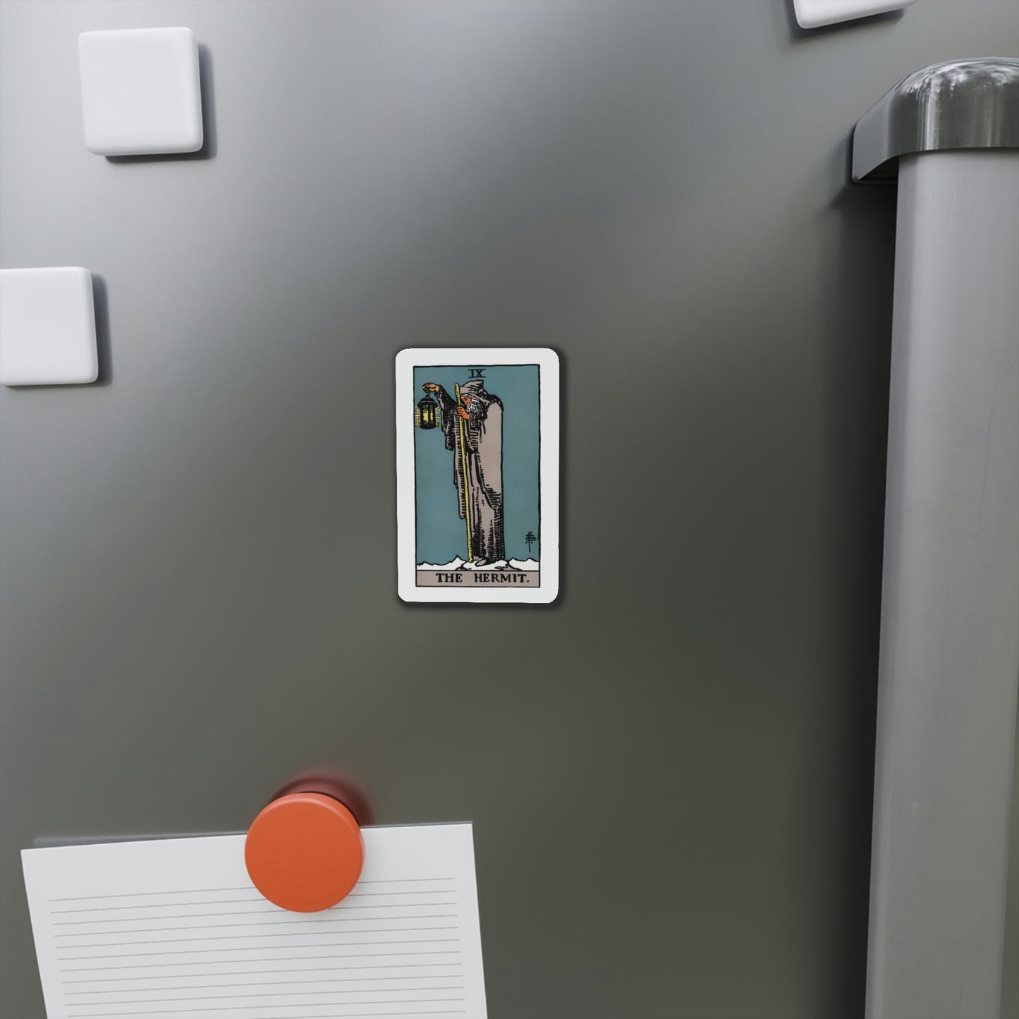 The Hermit (Tarot Card) Die-Cut Magnet-The Sticker Space