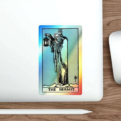 The Hermit (Tarot Card) Holographic STICKER Die-Cut Vinyl Decal-The Sticker Space