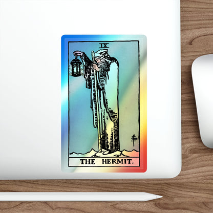 The Hermit (Tarot Card) Holographic STICKER Die-Cut Vinyl Decal-The Sticker Space