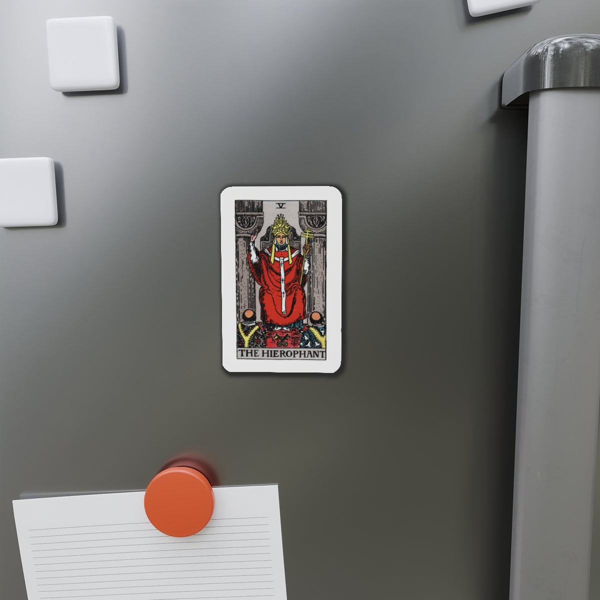 The Hierophant (Tarot Card) Die-Cut Magnet-The Sticker Space