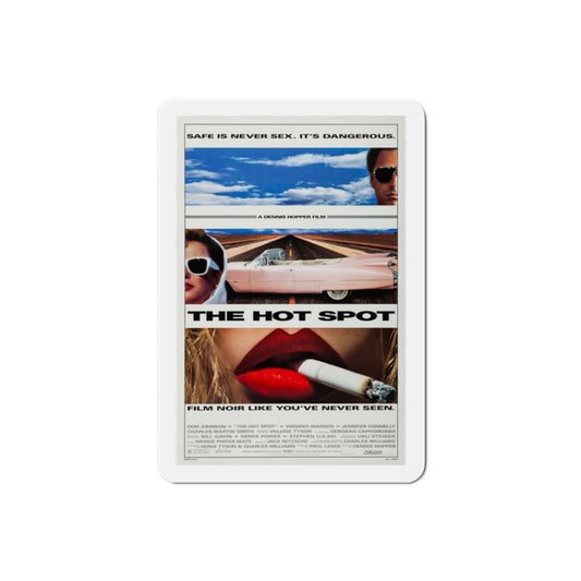 The Hot Spot 1990 Movie Poster Die-Cut Magnet-2" x 2"-The Sticker Space