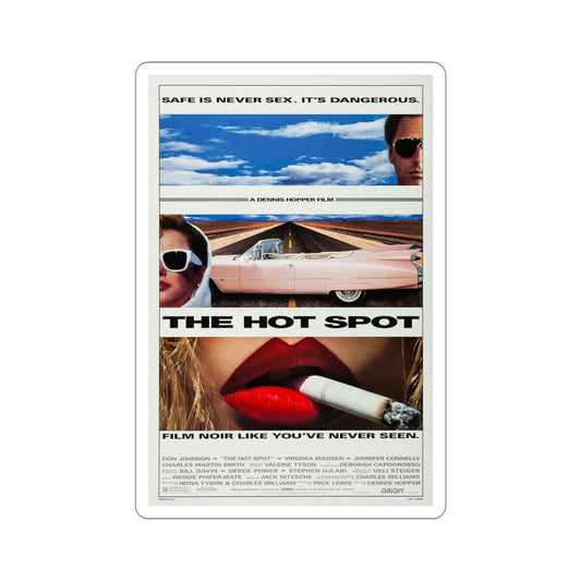 The Hot Spot 1990 Movie Poster STICKER Vinyl Die-Cut Decal-6 Inch-The Sticker Space
