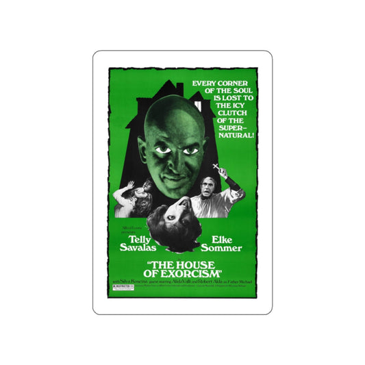 THE HOUSE OF EXORCISM (LISA AND THE DEVIL) 1974 Movie Poster STICKER Vinyl Die-Cut Decal-White-The Sticker Space