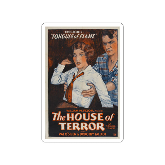 THE HOUSE OF TERROR 1928 Movie Poster STICKER Vinyl Die-Cut Decal-White-The Sticker Space