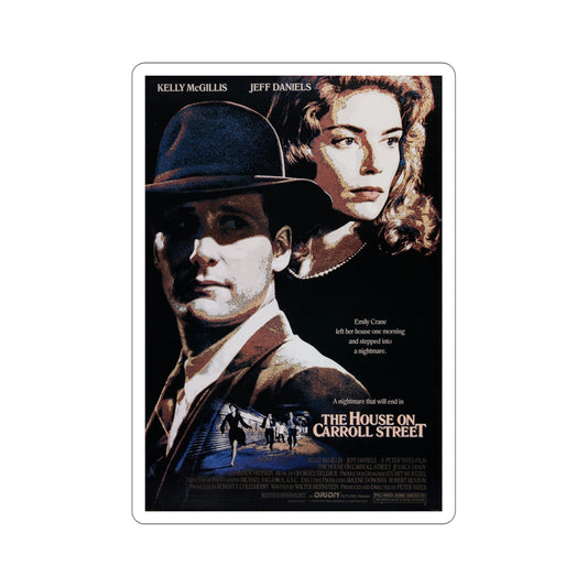 The House on Carroll Street 1988 Movie Poster STICKER Vinyl Die-Cut Decal-6 Inch-The Sticker Space